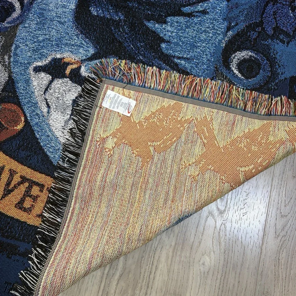 Harry Potter Ravenclaw Fringed Tapestry Jacquard 62 x 50-inch Throw